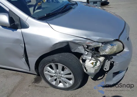 2010 Toyota Corolla Le z USA, uszkodzony, nr VIN 2T1BU4EE4AC387751